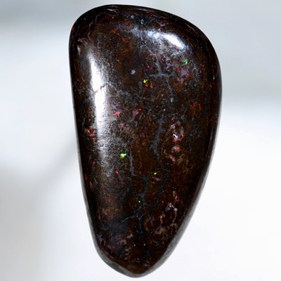 SOLID BOULDER OPAL HUGE Sparkling red, green and gold amongst patterned boulder opal SEE VIDEO